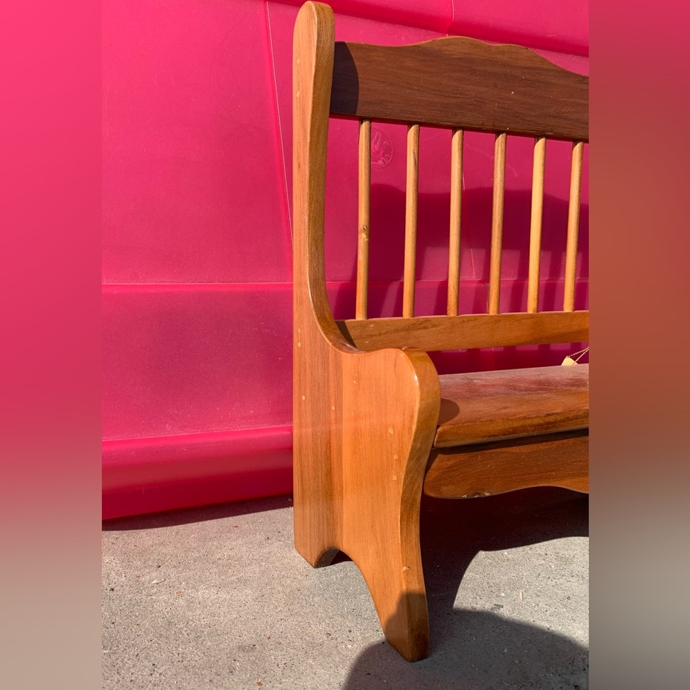 New Vintage Avonlea doll sofa furniture bench - Picture 2 of 10